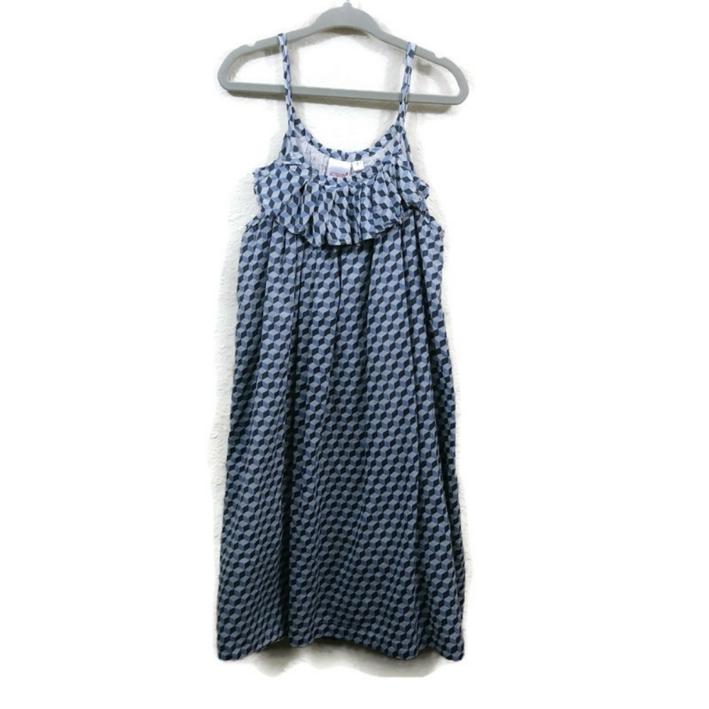 YO Baby Girls Spaghetti Strap Ruffle Dress Size 7